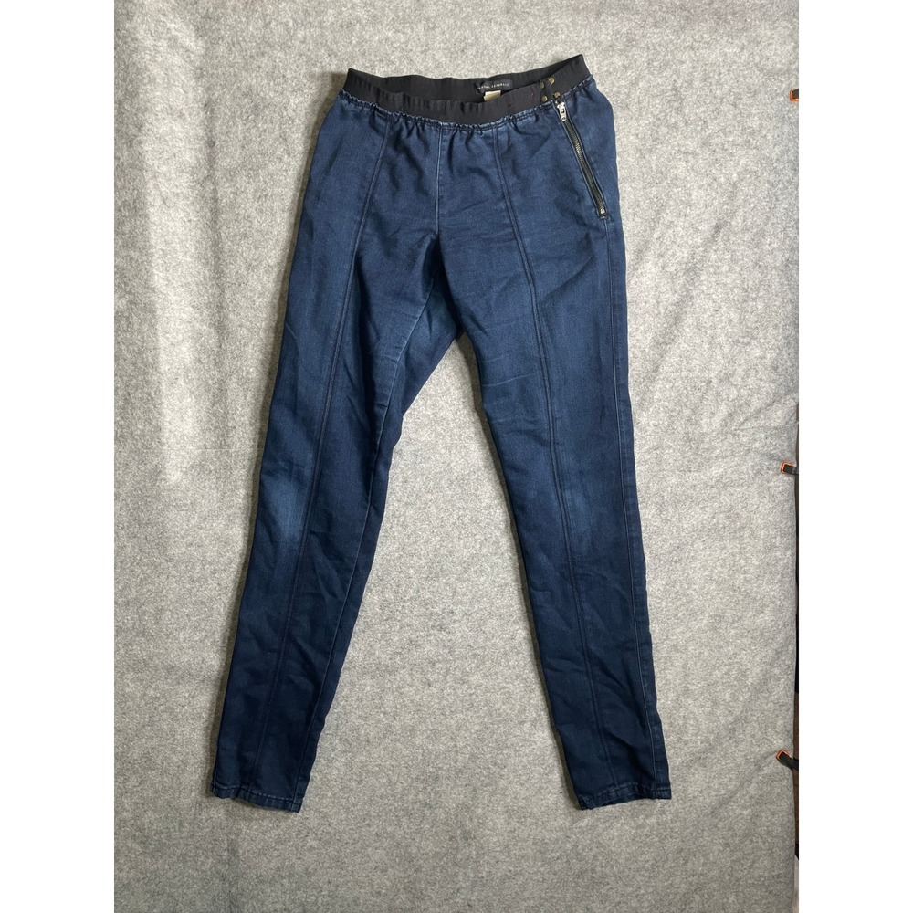 Banana Republic Womens 29R Dark Wash‎ Seamed Denim Leggings Skinny Pants Blue